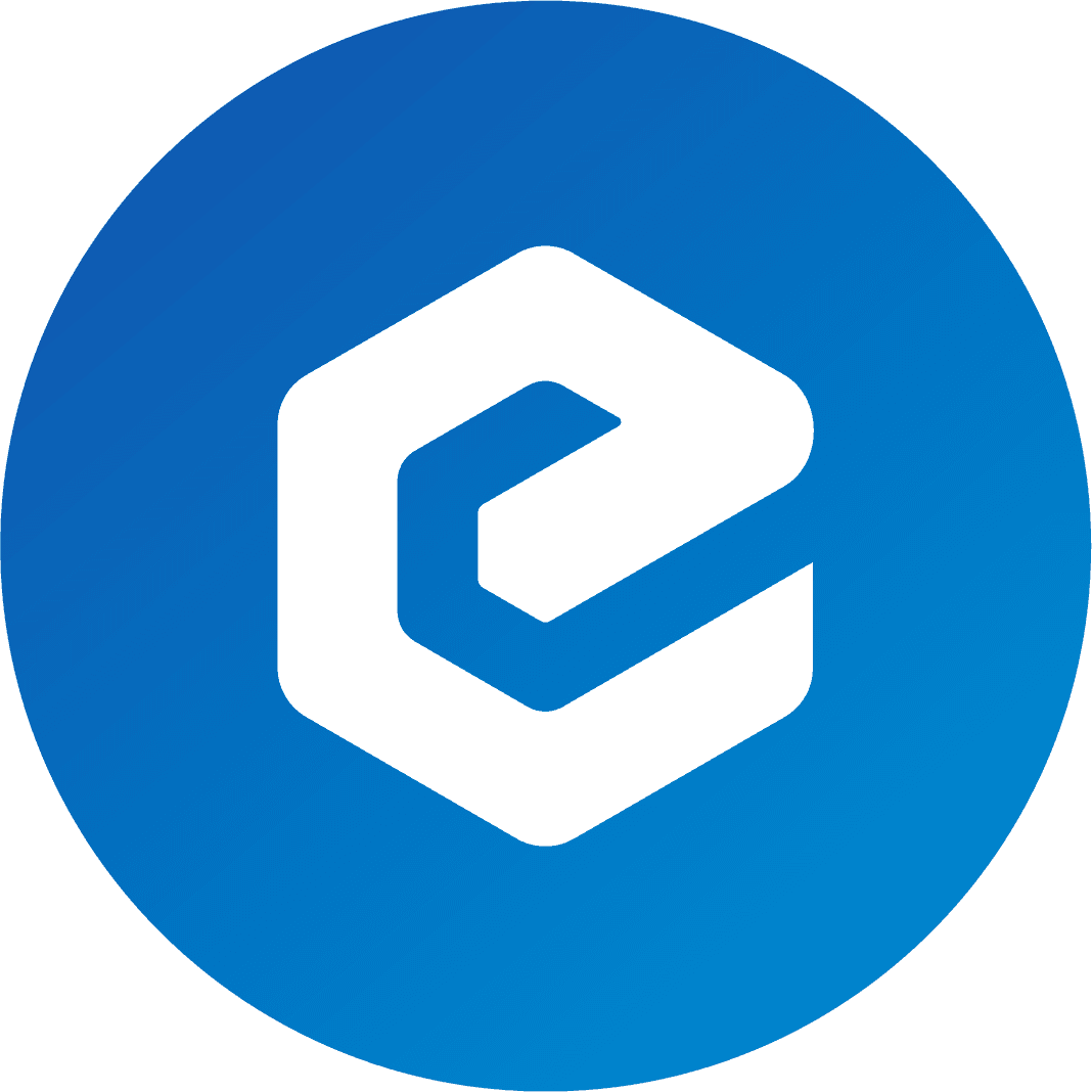 eCash Round Icon blue-gradient