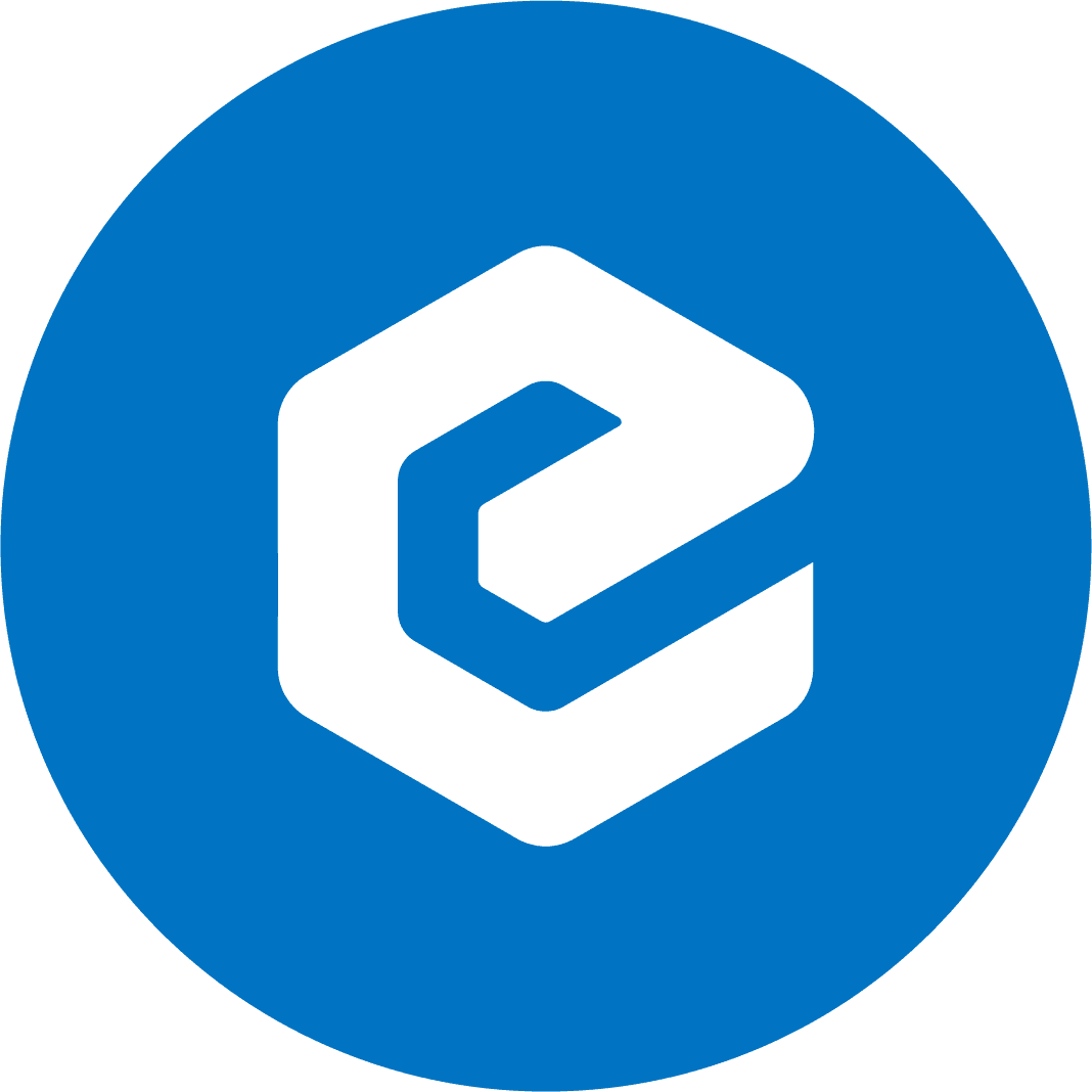 eCash Round Icon blue